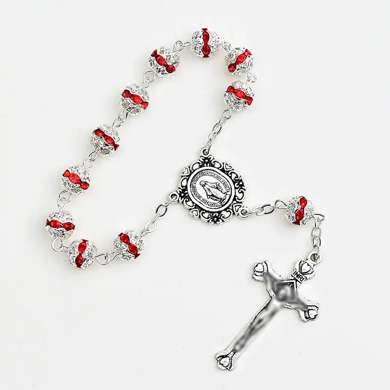 Virgin Mary Automobile Hanging Ornament Baptism Prayer