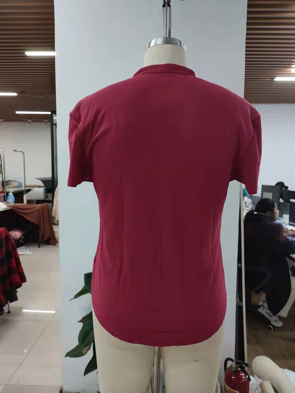 Title 8, V-neck Solid Color European and American New Sl...