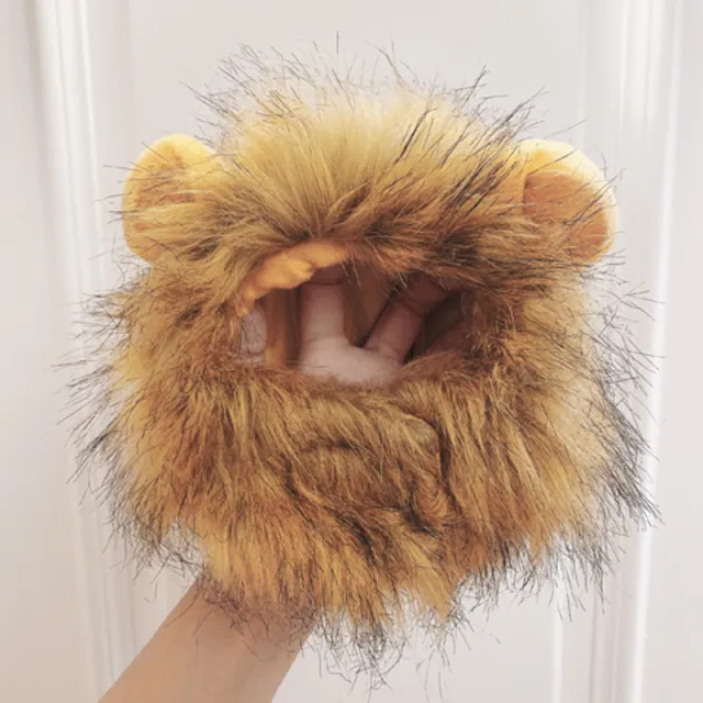 Pet Cute Funny Headdress Cross dressing Lion Headgear - Shop at LoveMi