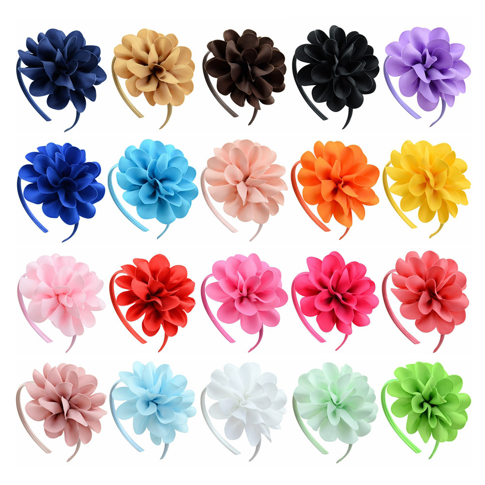 Title 1, Multi-layer Roll Flower Bow Handmade Flowers He...