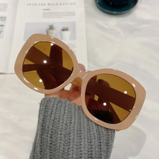 UV proof Summer Black Glasses Fashion Retro Fruit Teas Box Dried - Shop at LoveMi