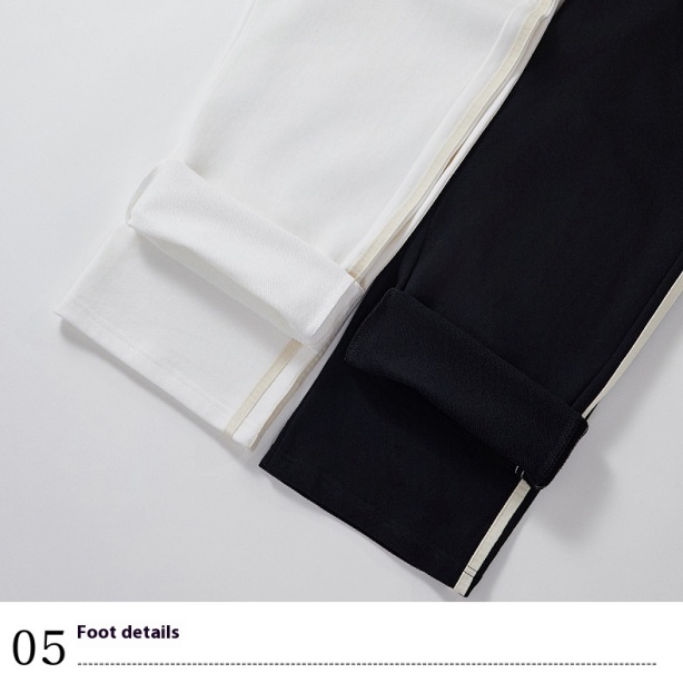 Cotton Terry High Street Track Loose Autumn Sweatpants