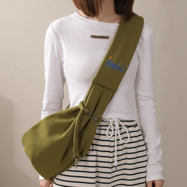 Convenient Cotton Breathable Large Capacity Dog Bag Green - Shop at LoveMi