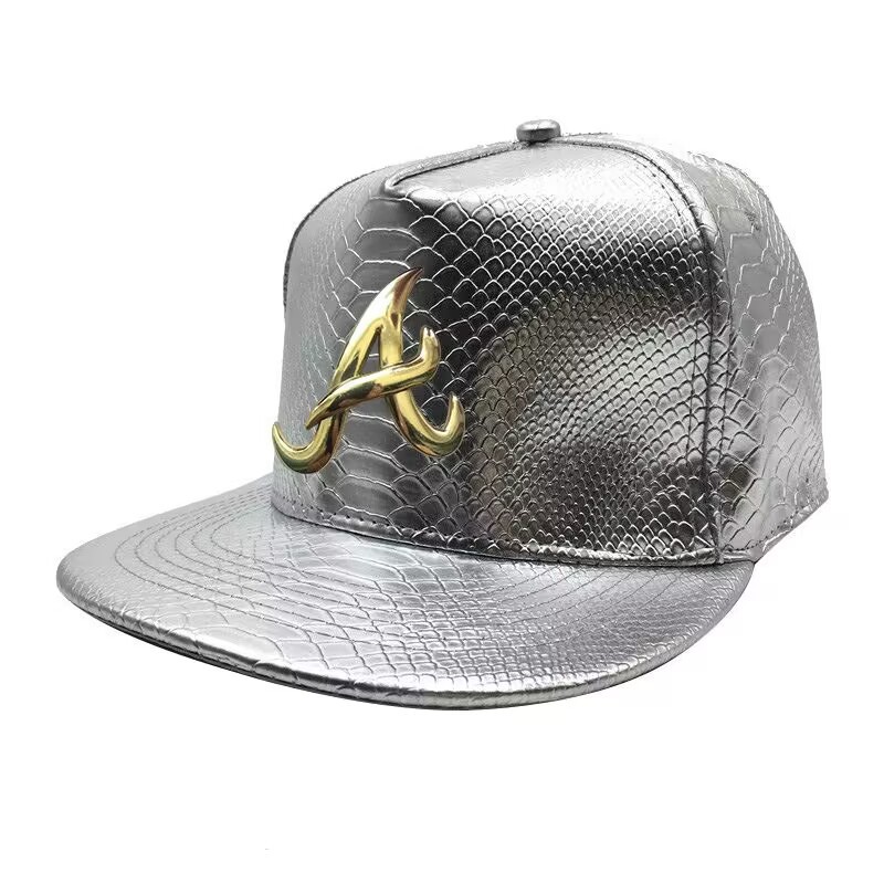 Men's PU Leather Hip-hop Baseball Cap — foto 24