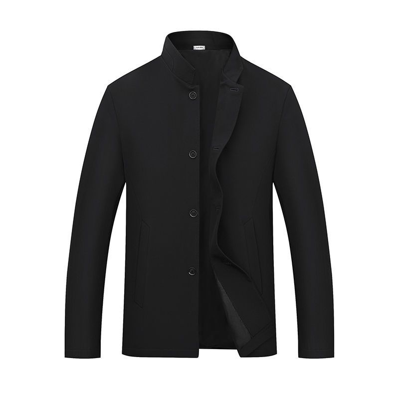 Thickened Mens Outerwear For Fall And Winter Casual Style For Middle-aged Men