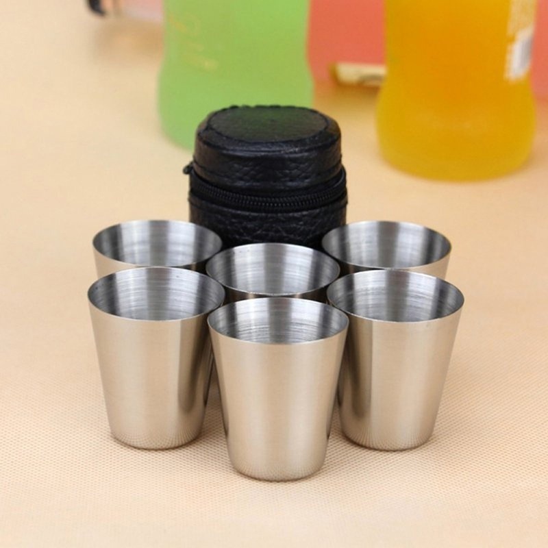 Silver 6 Sets Of 6 Cups