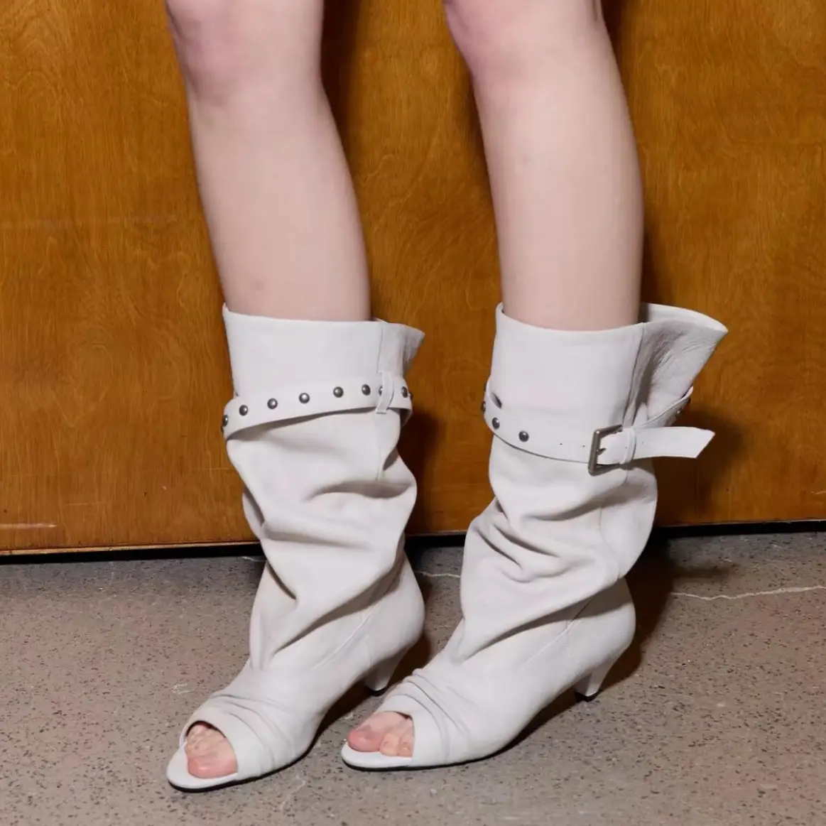 Over-the-knee Wide-leg Thigh-high Boots
