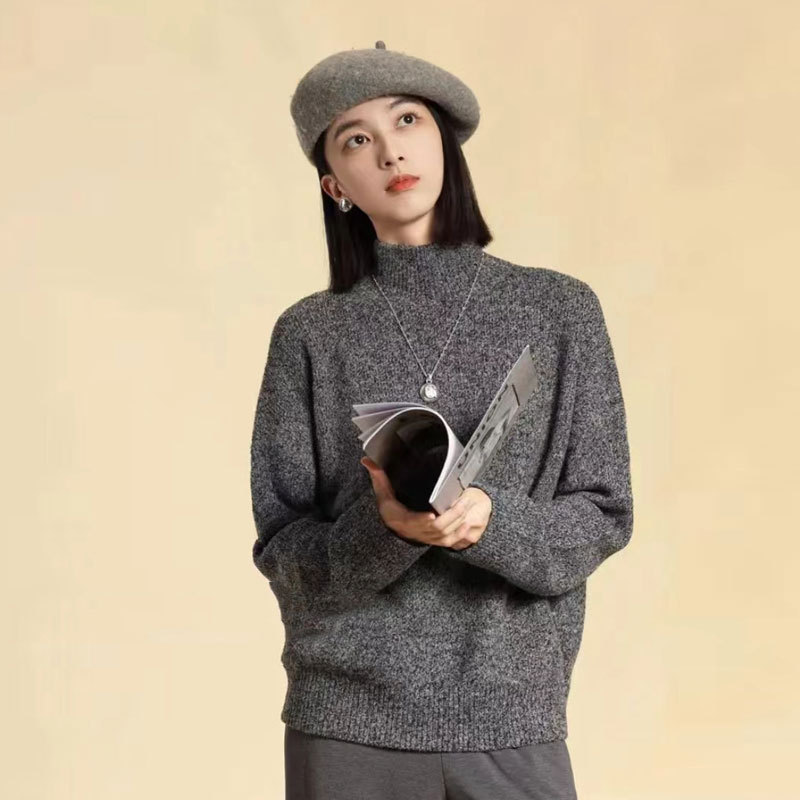 Title 11, Idle Style Loose Long-sleeved Sweater