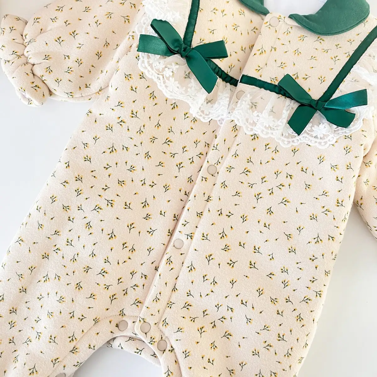 Baby One-piece Winter Cotton Dress Romper