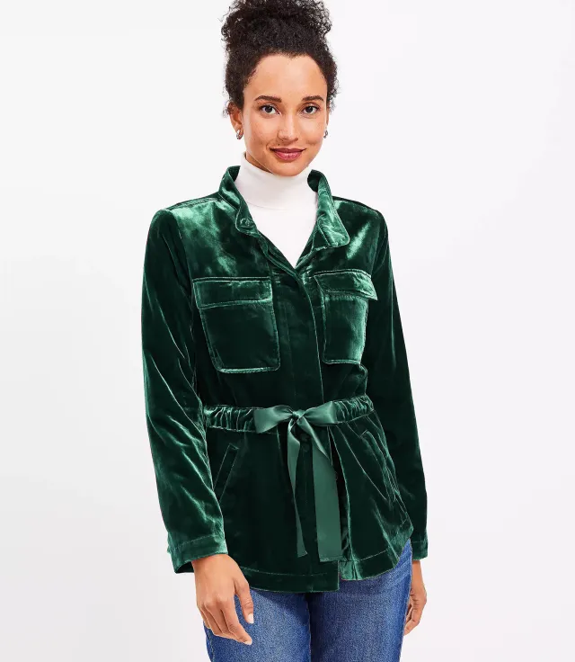 Casual Loose Lace up Elegant Business Suit Top Shirt Dark Green - Shop at LoveMi