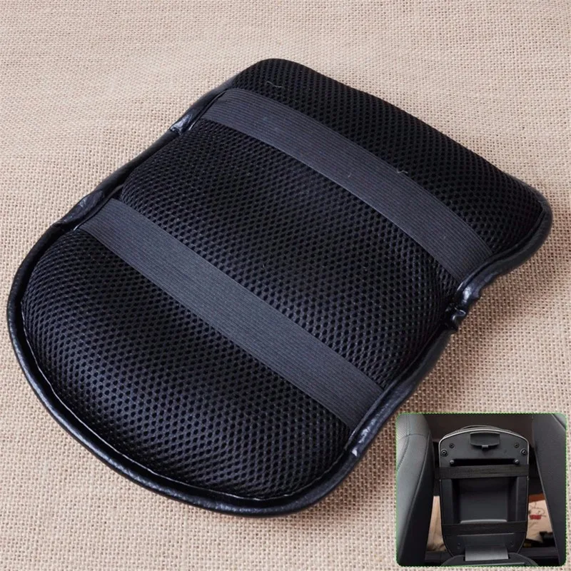 06 Auto Center Console Arm Rest Seat Box Padding Protective Case PU Mats Cushion