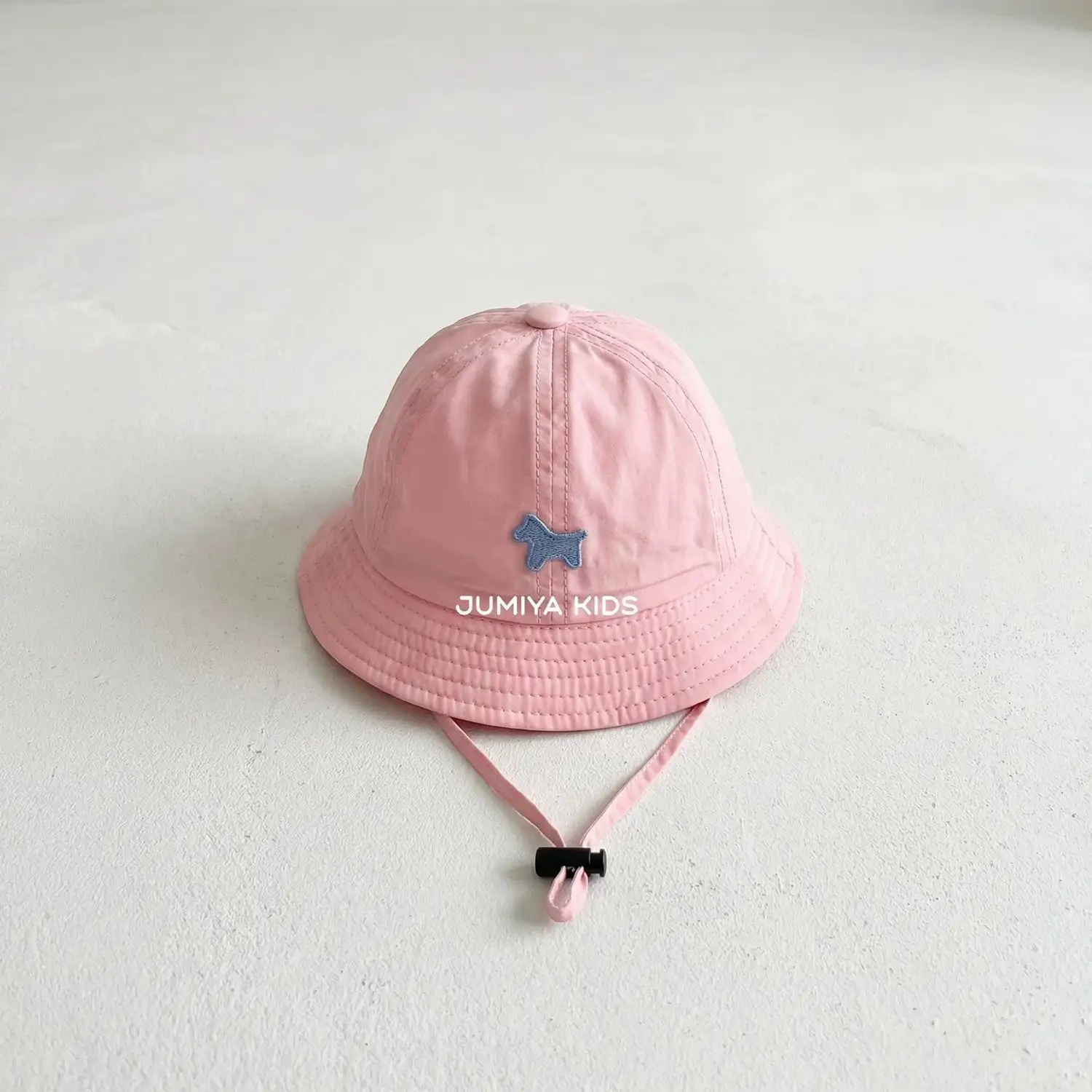 Baby Fisherman Hat With Small Spade Embroidery For Sun Protection