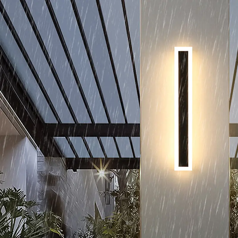 Minimalist Strip Outdoor Waterproof Decorative LED Wall