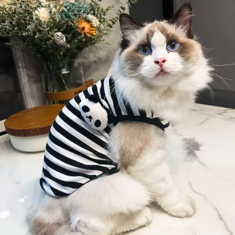 Striped Clothes Small Dog Pet Vest Type