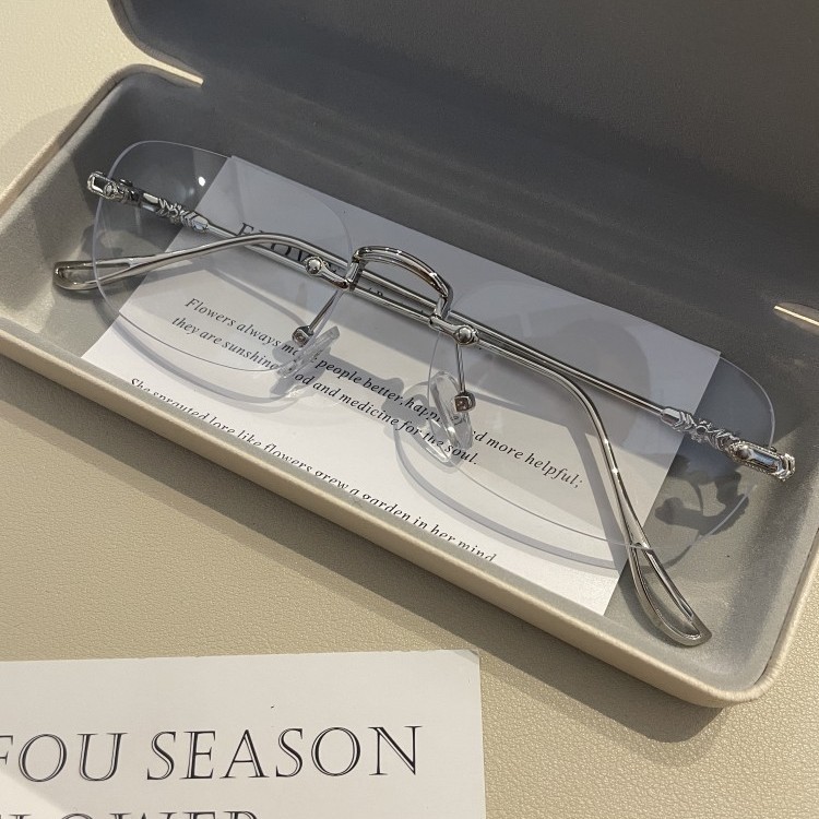 Borderless UV-protective Myopia Eyeglass Frames