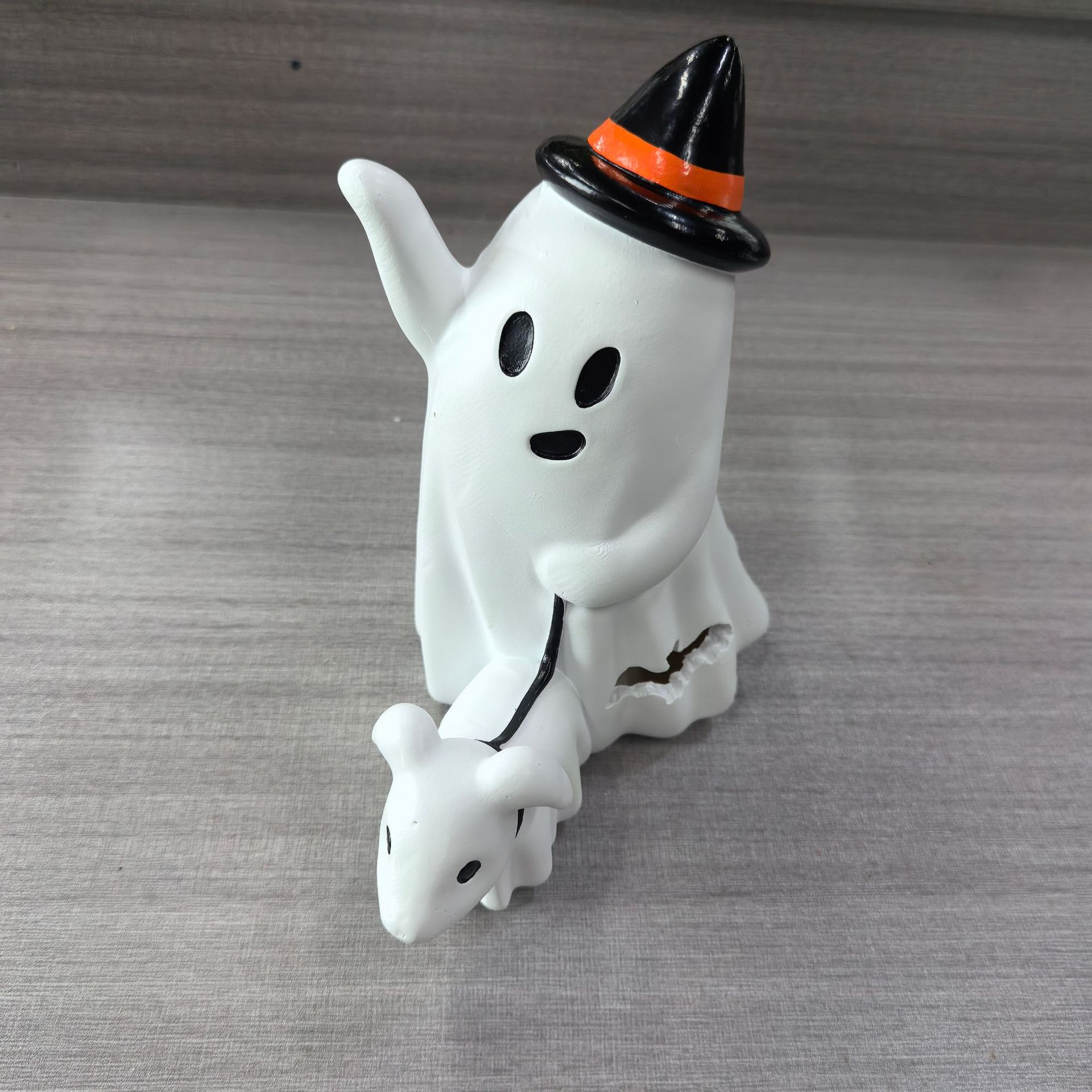 Title 1, Halloween Little Ghost Dog Walking Ornaments