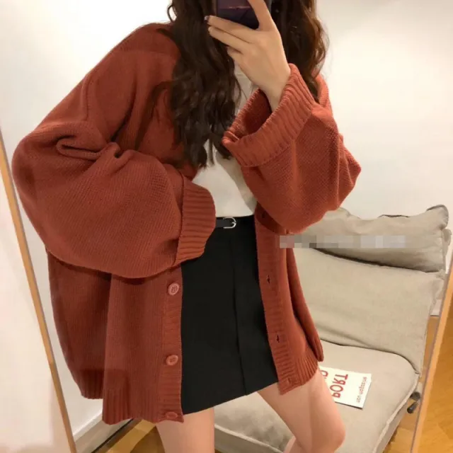 All match Sweater Lazy Coat Women Caramel - Shop at LoveMi
