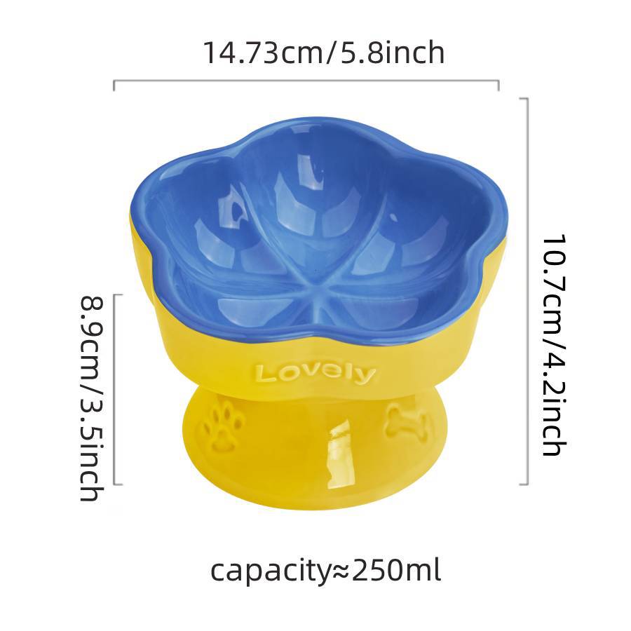 Ceramic Elevated Pet Bowl For Medium To Large Dogs — foto 9