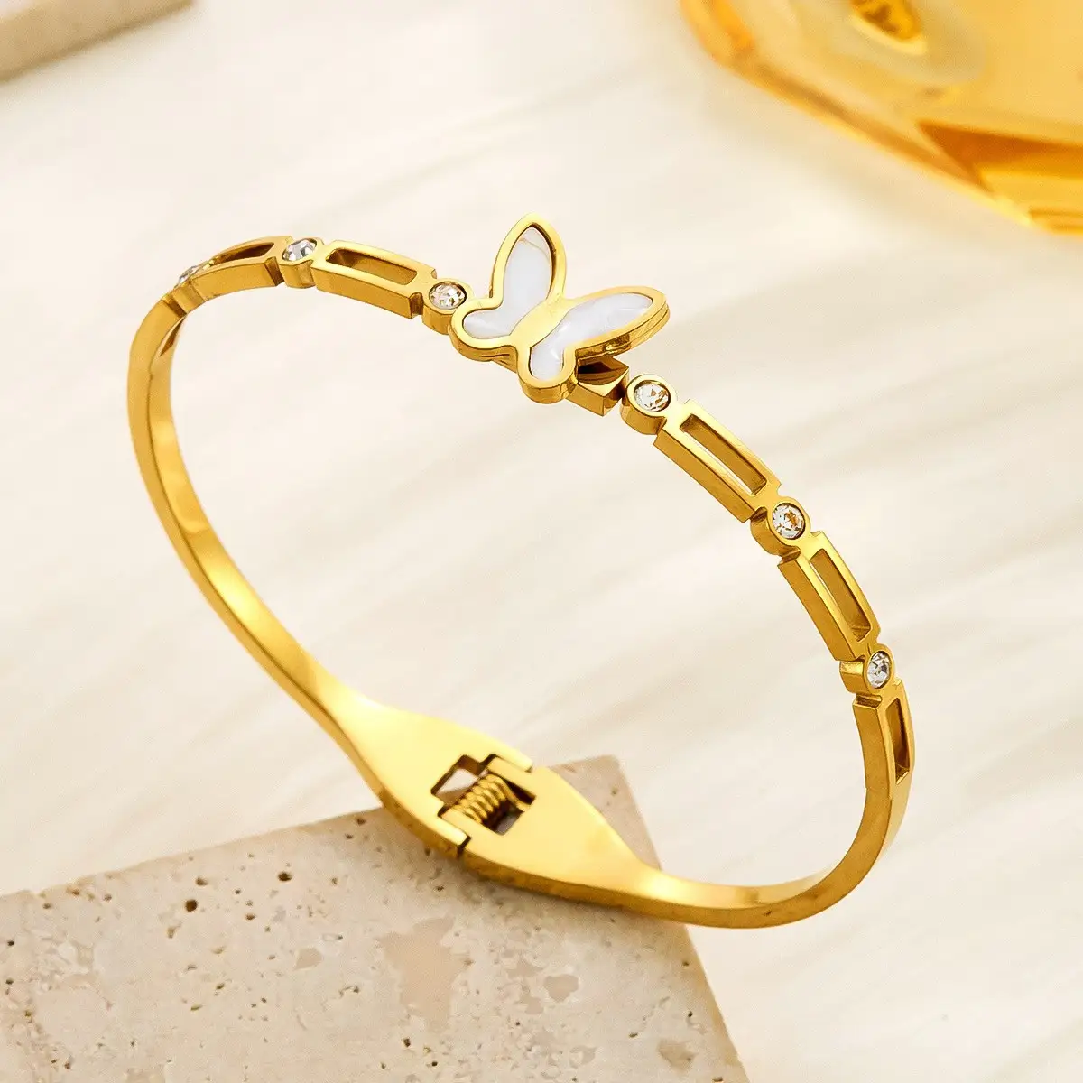 Minimalist Fade-resistant Solid Titanium Steel Bracelet