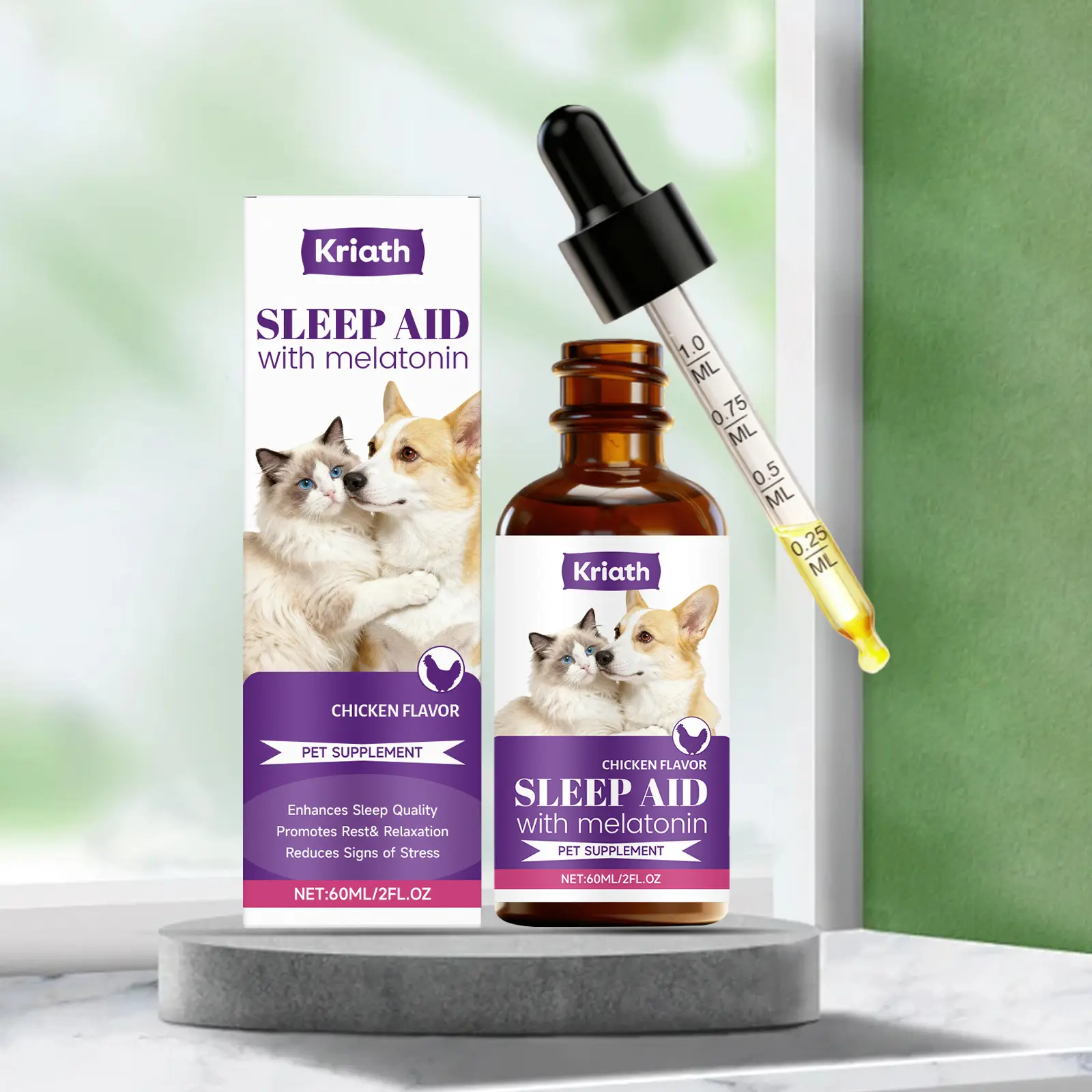Kriath Pet Cat And Dog Care Drops