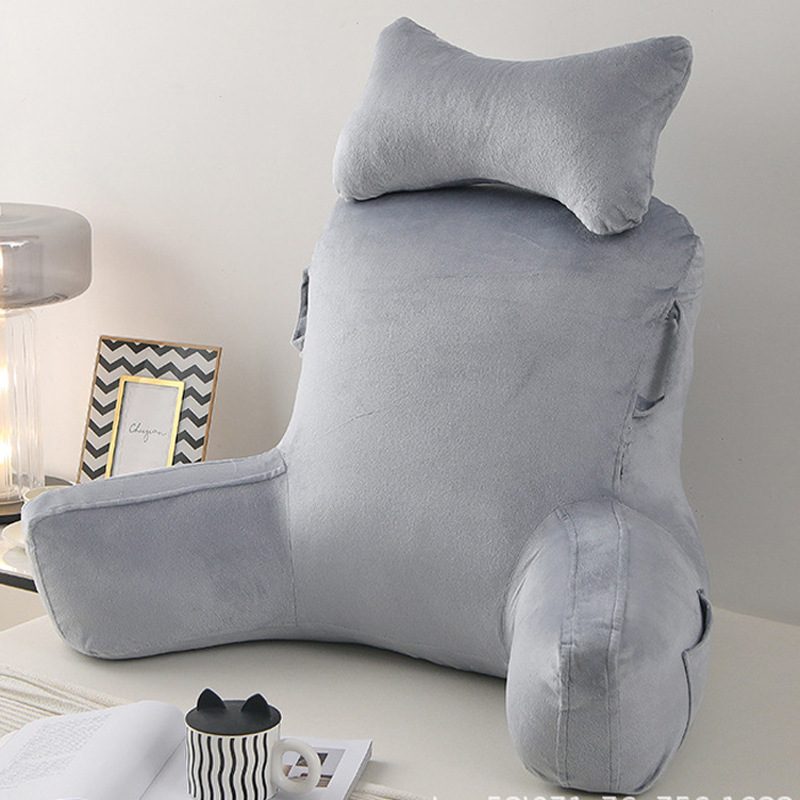 Office Lumbar Support Pillow Cross Border Amazon Eligible Removable And Washable Headboard Cushion