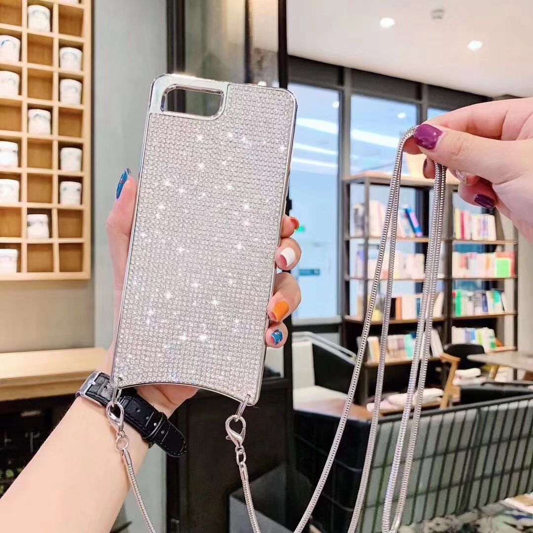 Thousand Diamond Lanyard Silicone Phone Case