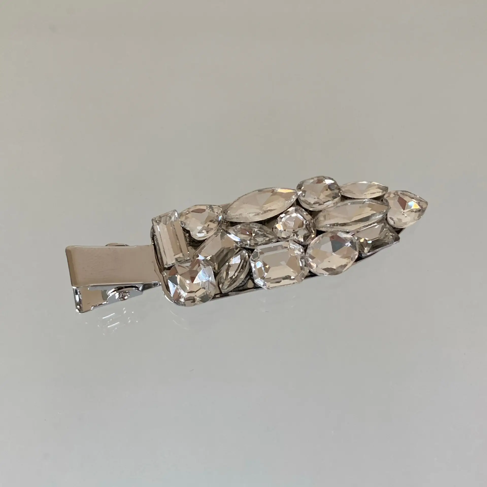 Super Shiny Exquisite Bang Clip Full Rhinestone Zircon Seamless Broken Hair