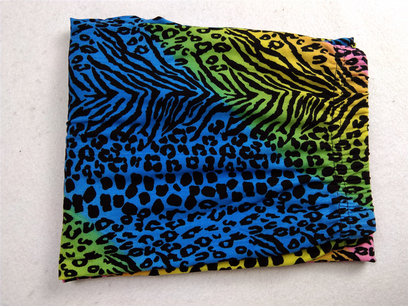 Title 16, European and American Color Neon Leopard Print ...