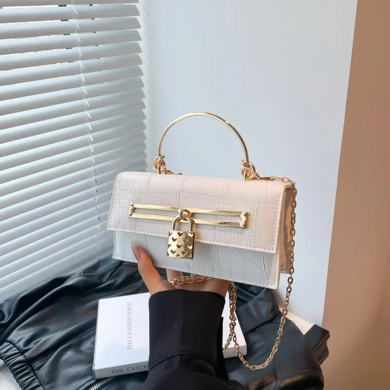 Womens Fashionable Chain Crossbody Bag