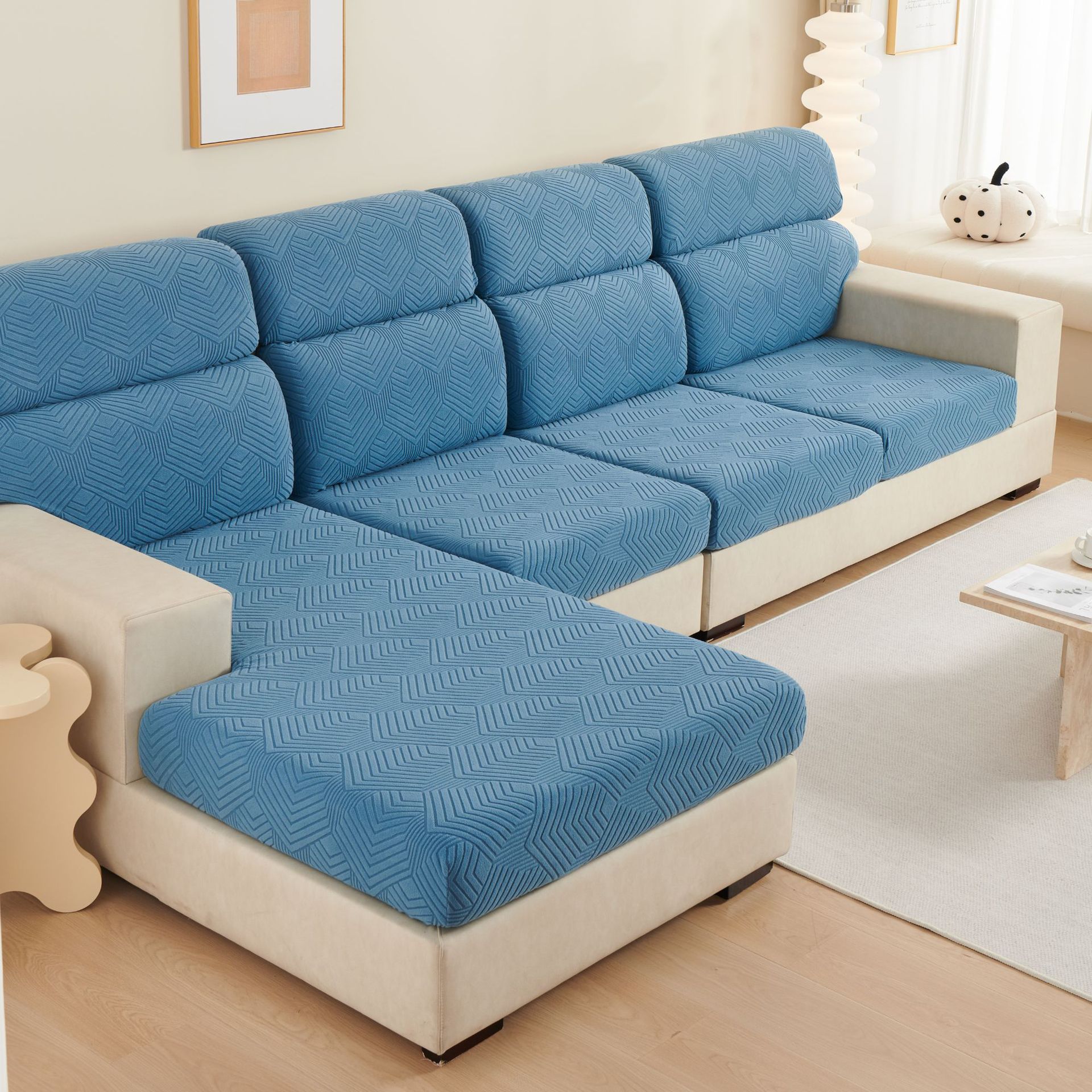 Time Sofa Height Blue