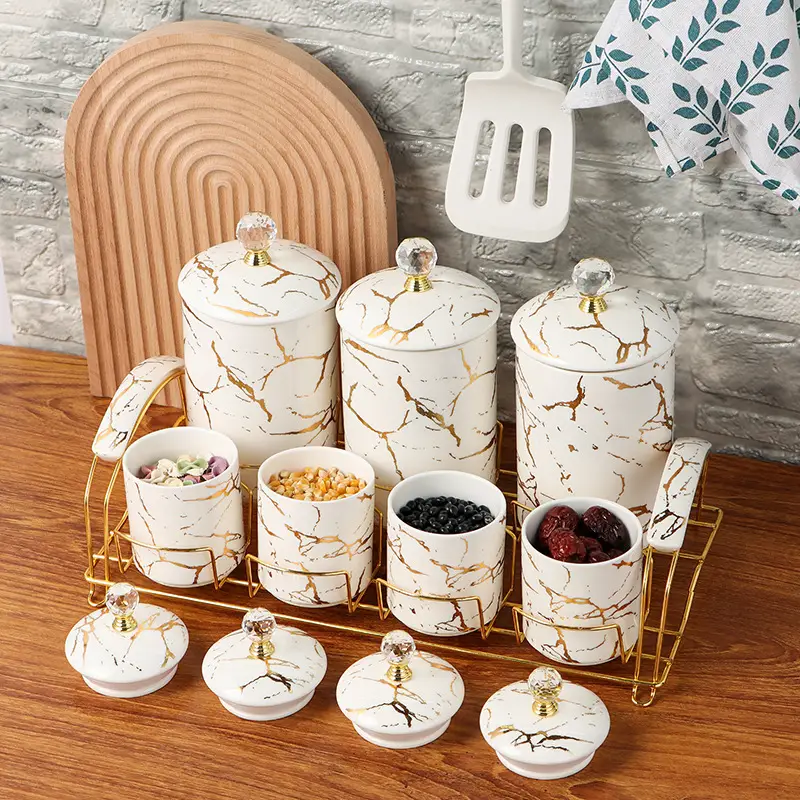 Ceramic Storage Jar Kitchen Ornament