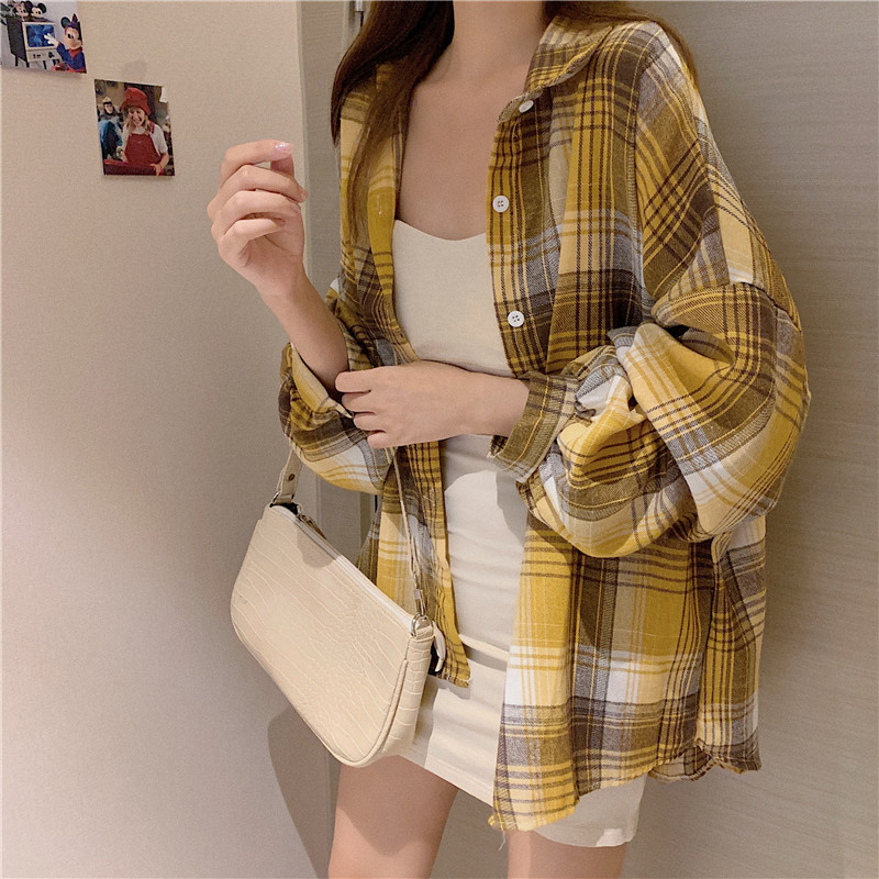 Yellow Large Plaid