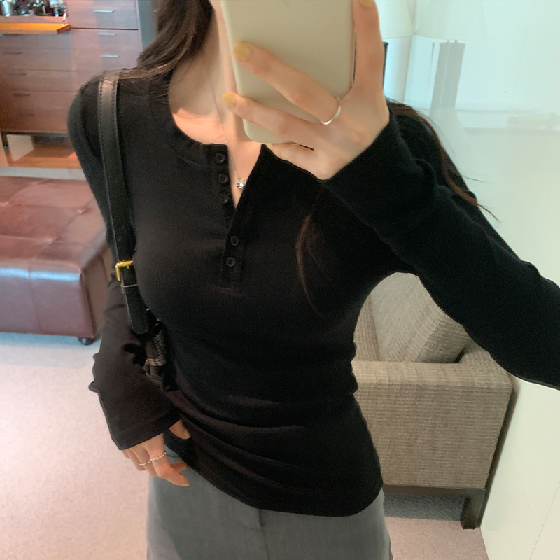 Women's Fashionable Casual Bottoming Shirt — product photo 4