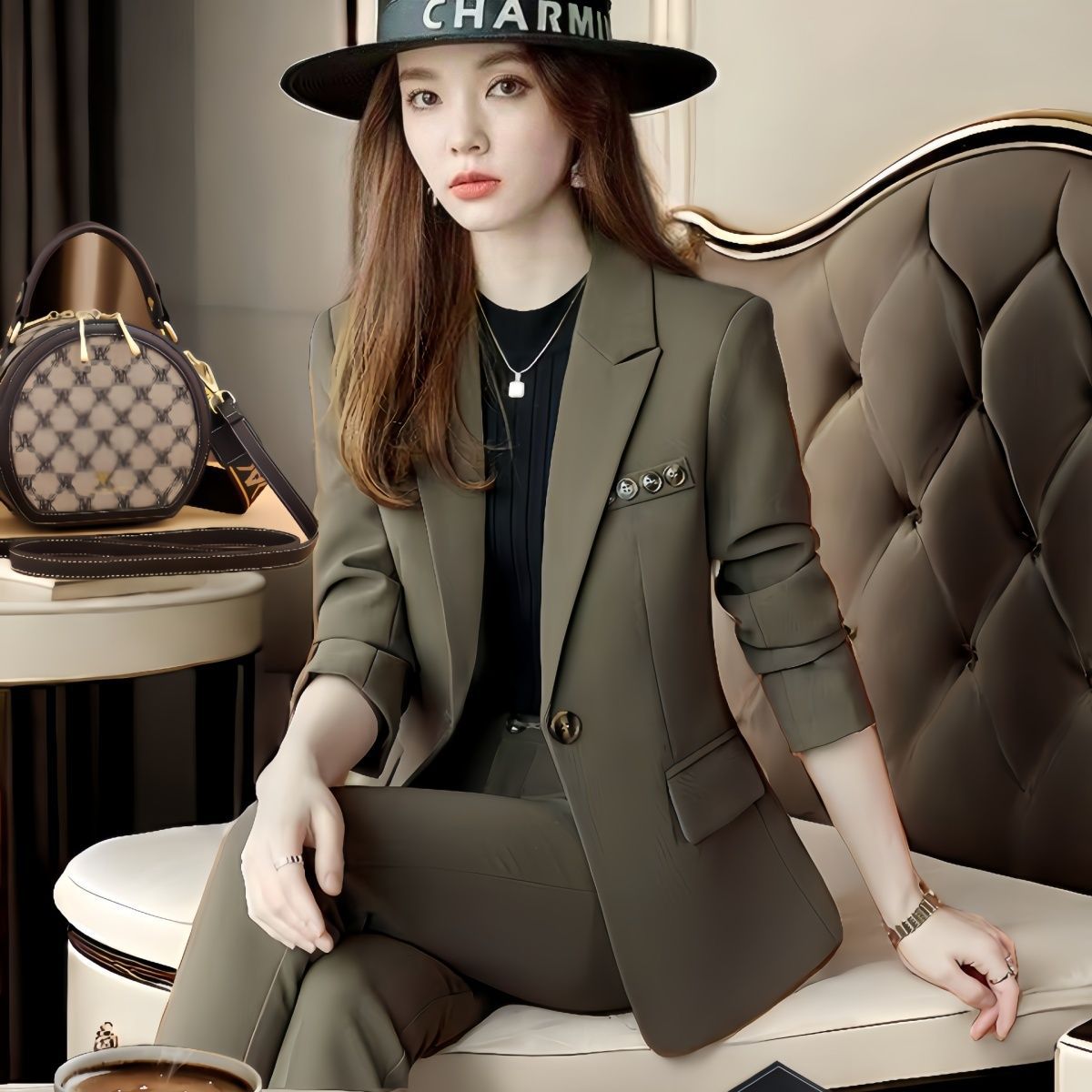 New Springautumn Petite Blazer For Womenslimming And Stylish