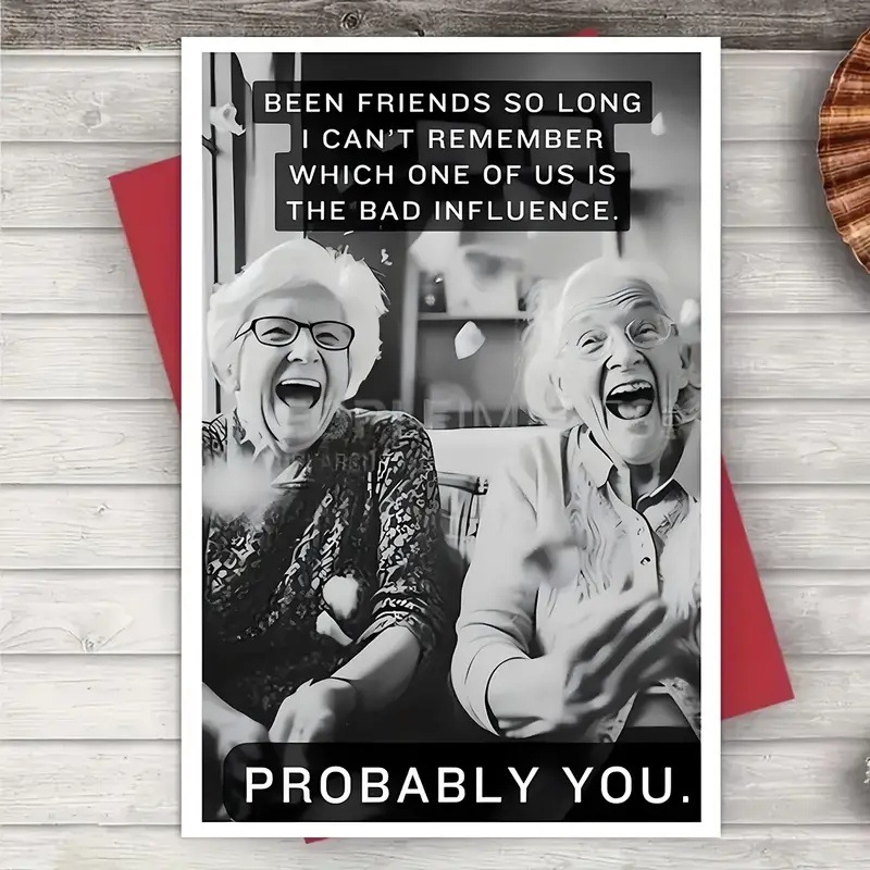 Funny Birthday Card With Envelope Gag-themed Greeting Card For A Hilarious Gift