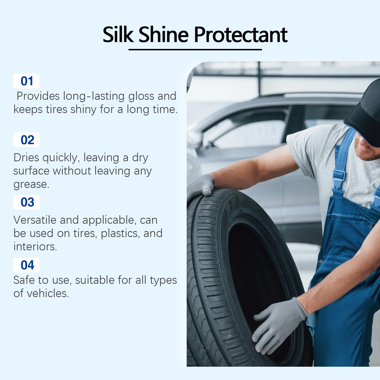 Car Wheel Protector Foam Cleaning And Maintenance - Image 3