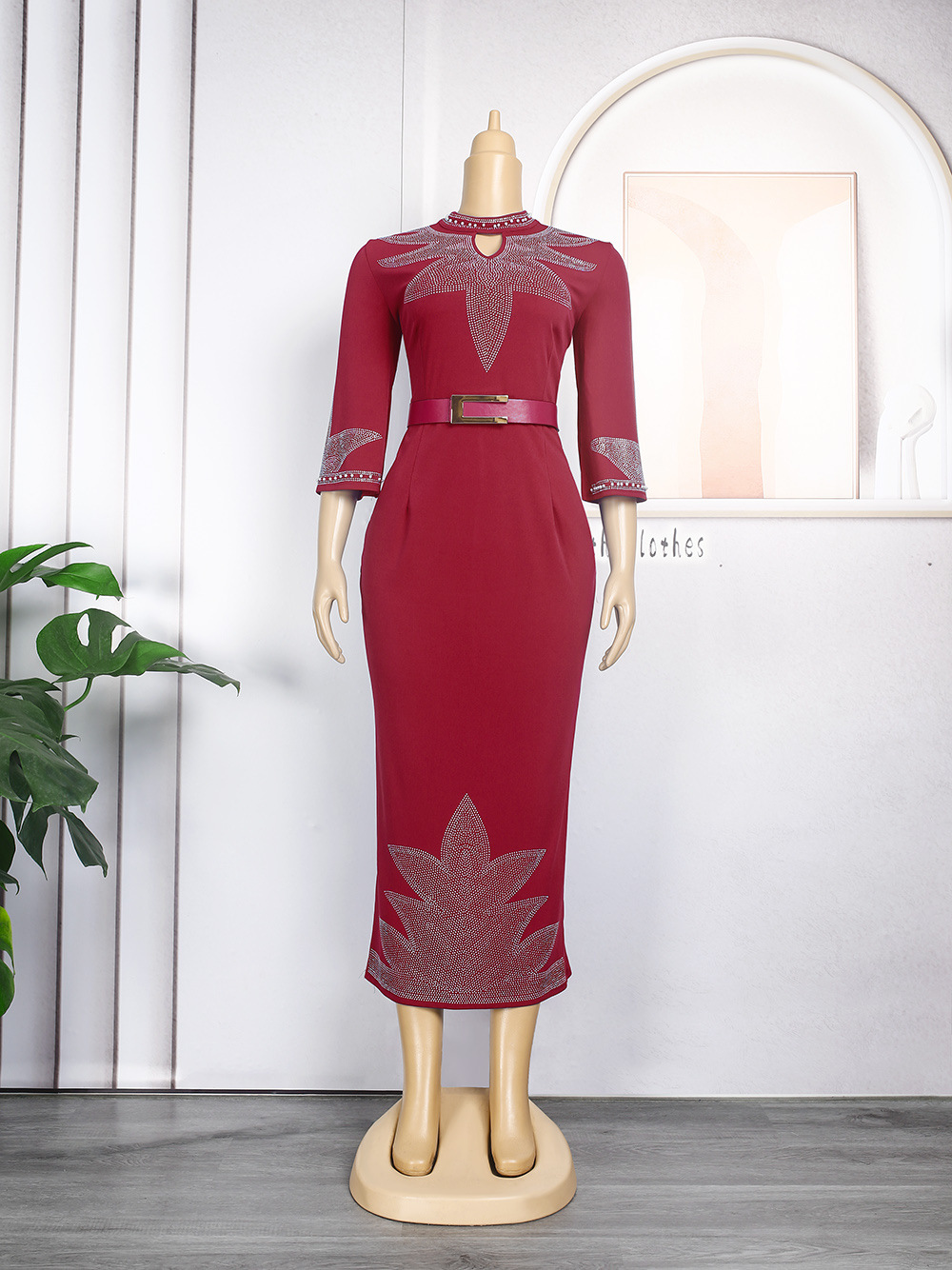 Beaded Rhinestone Party Dress, picture 10 of 10