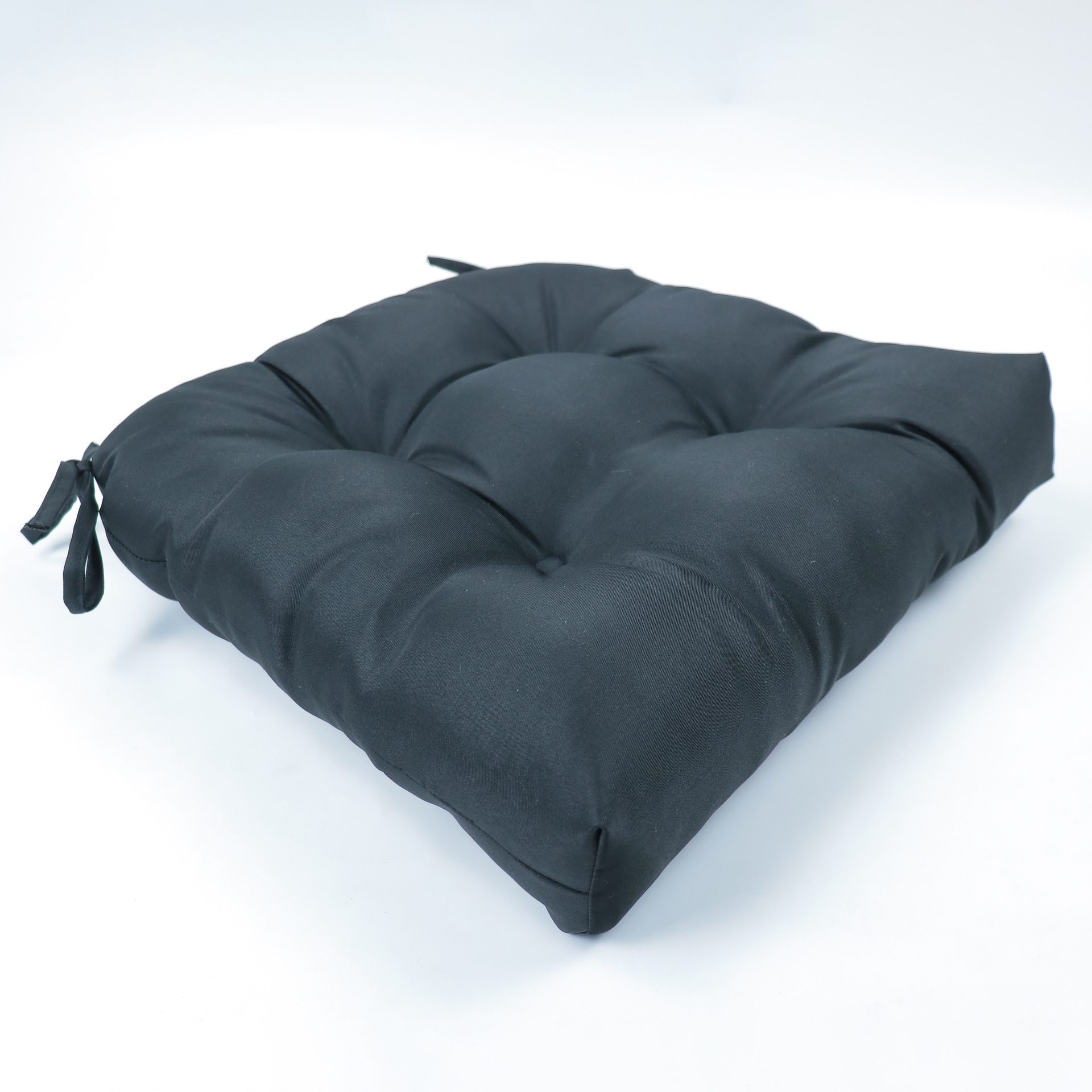 Outdoor Waterproof Chair Cushion (Black-43x43x8cm)