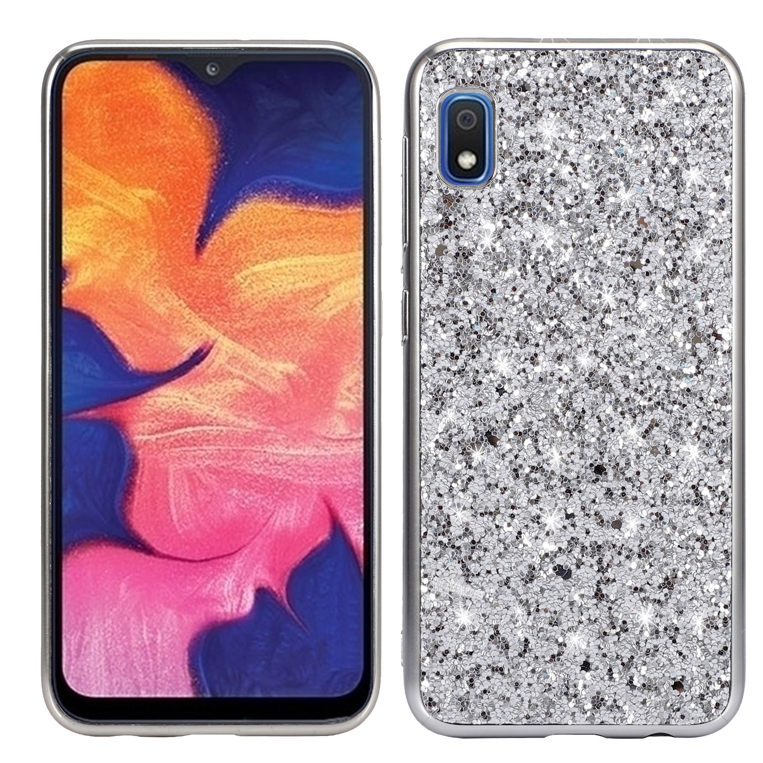 Suitable For S20 Plus Glitter Paste Leather Phone Case - Image 8