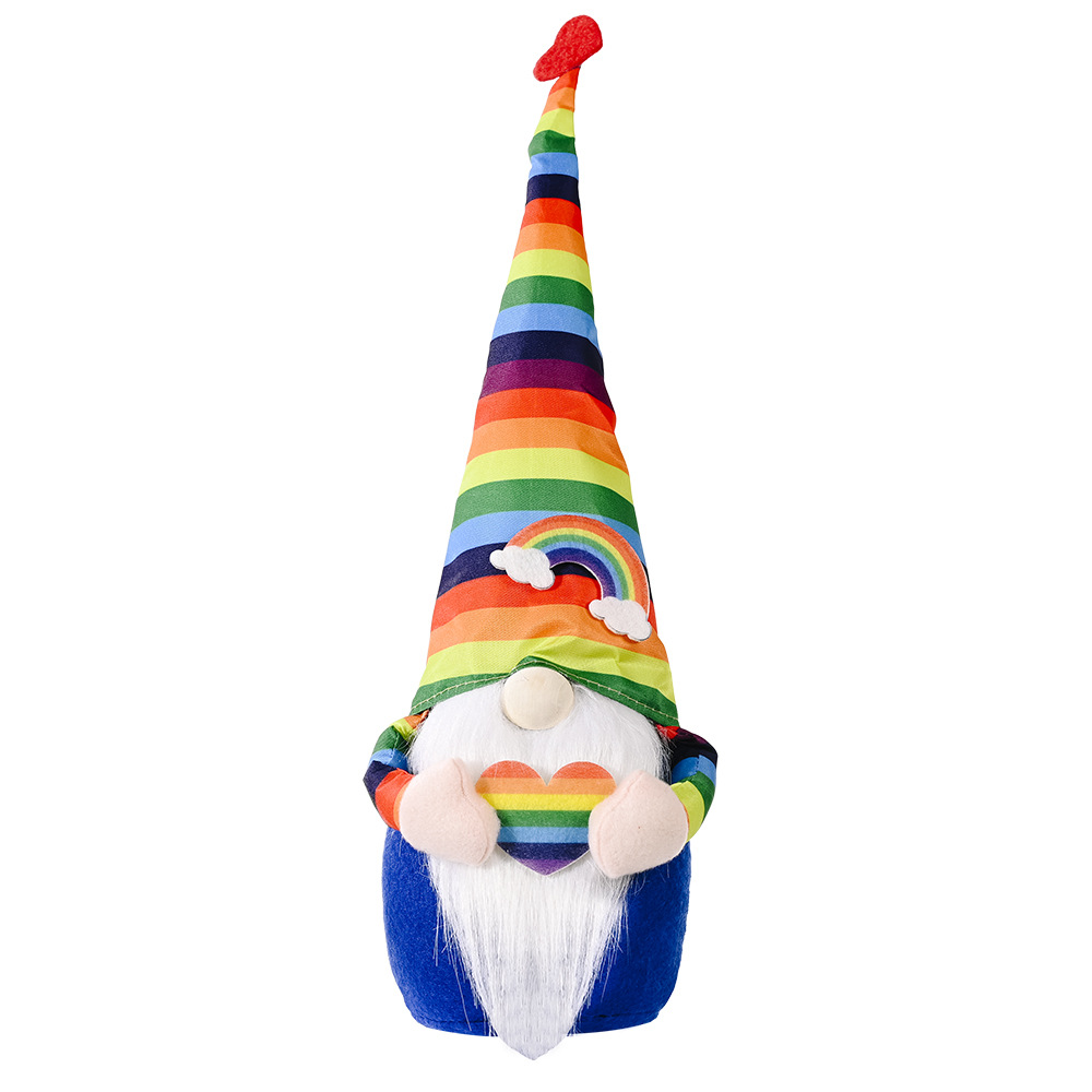 Rainbow Rudolf Doll