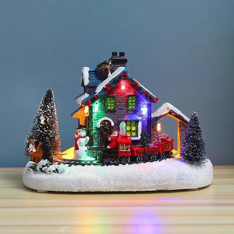 Christmas Glowing Snow House