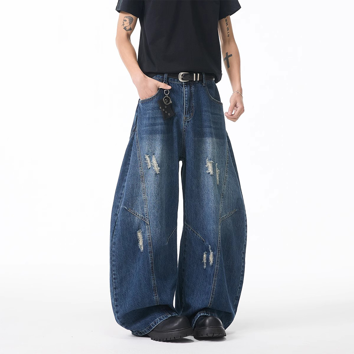 American-style Silhouette Bootcut Jeans For Women And Men