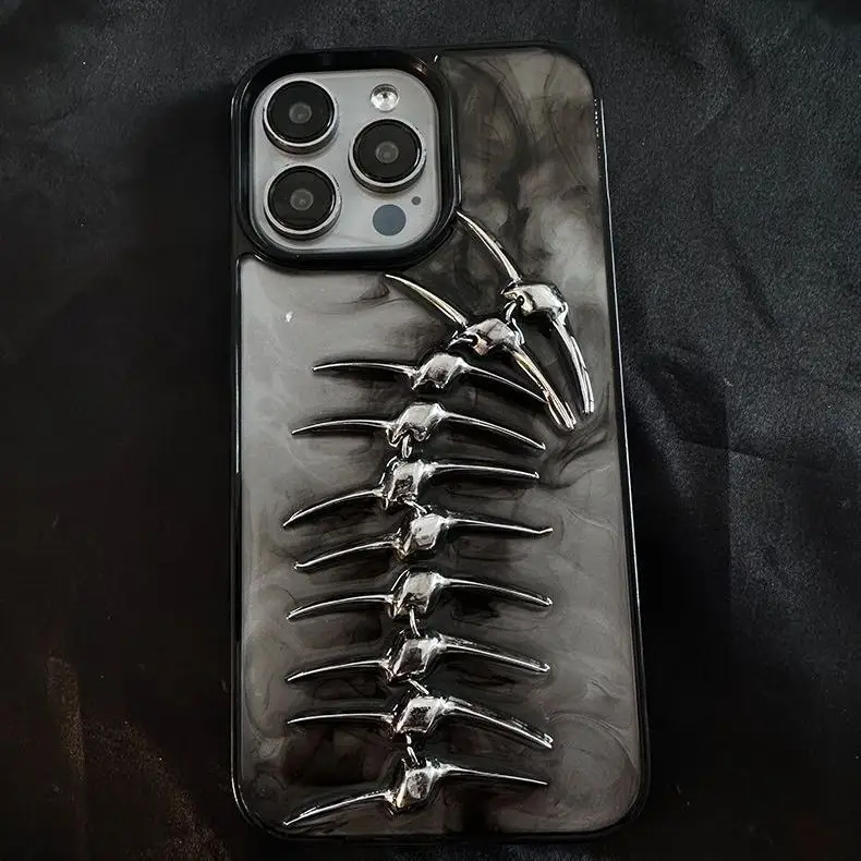 Personality Smudges Fishbone Phone Case