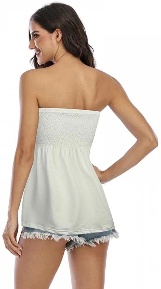 Sexy Fashion Off the shoulder Short Tube Top For Women White - Shop at LoveMi