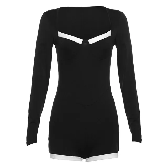 Base Knitting Casual Jumpsuit Women Black - Shop at LoveMi