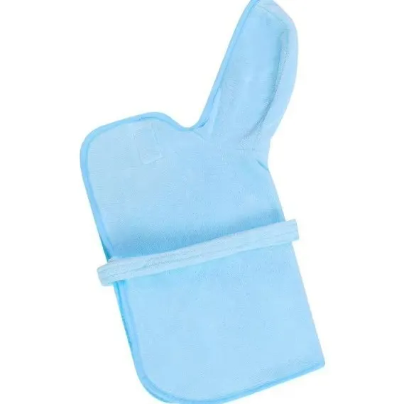 Pet Bath Towel Dog Wearable Bathrobe Soft And Thickened Coral Fleece - Blue