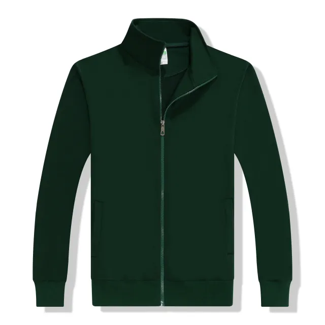 Solid Color Stand Collar Women's Sweater Green - Shop at LoveMi