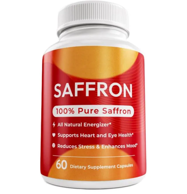 Saffron Capsules Vitamin Dietary Supplement Capsules 60 Tablets - Shop at LoveMi