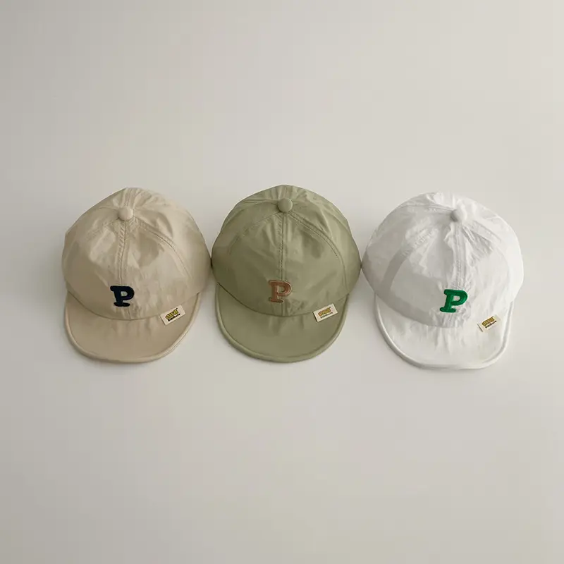 Ins Alphabet Peaked Cap Baby Sun Protection