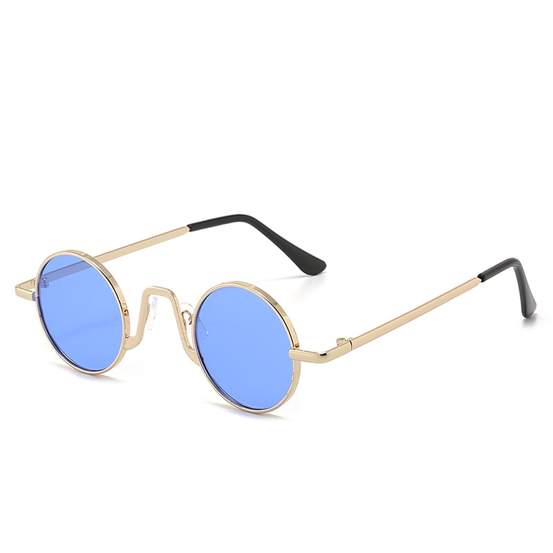 Gold Frame Blue Lens